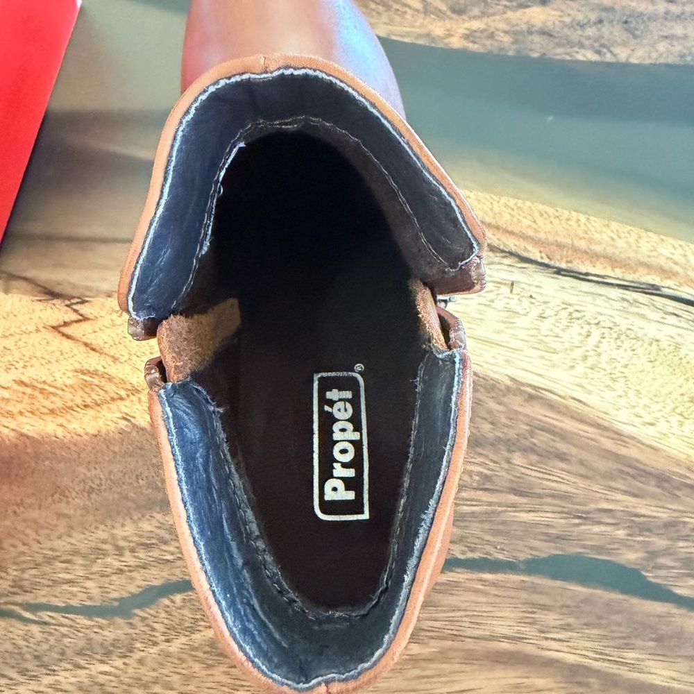 NITB-Propet Women's Tan Ankle Booties Size 9 - Picture 6 of 9